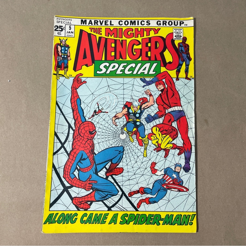 The Mighty Avengers #5, Along Came A Spider-Man, 1971 first edition
